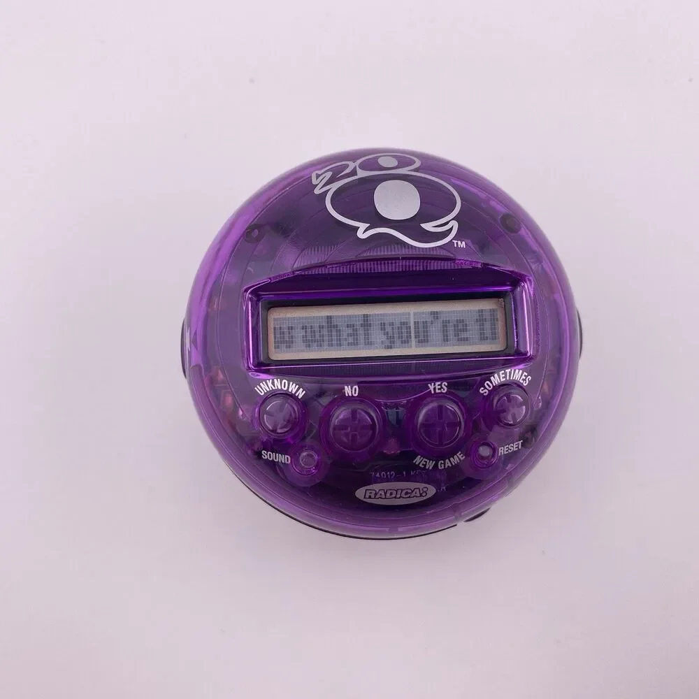 20Q - 20 Questions Electronic Hand Held Game Purple 2005 Radica Tested Works